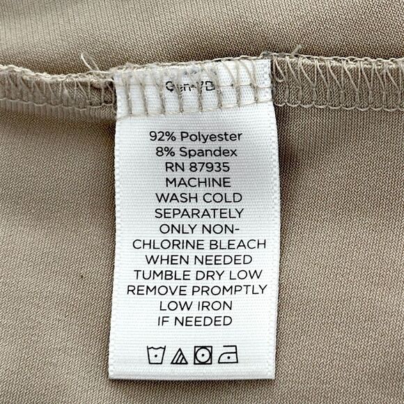 Susan Graver Tan Open Front Cardigan Size Medium - Picture 10 of 10